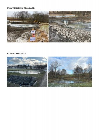 Obnova rybníka na parc. č. 889/3 v k.ú. Zvěstonín
