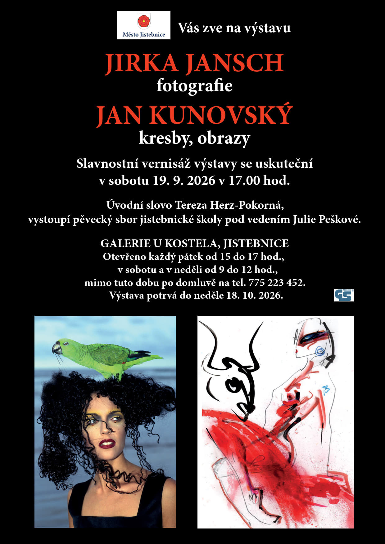 Pozvánka na výstavu - Jirka Jansch & Jan Kunovský